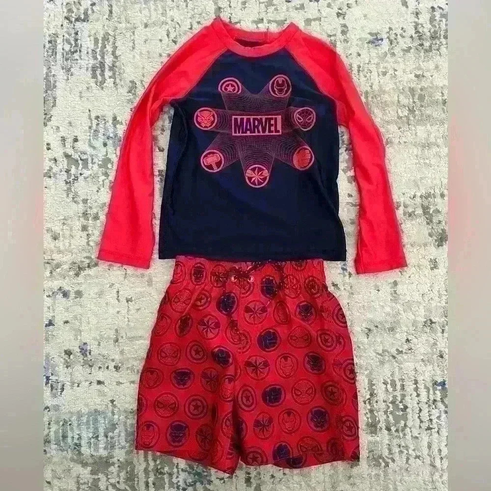 GAP Kids Marvel Rash Guard Swim Set